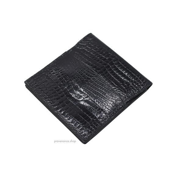 🔴 Gucci Cardholder Wallet - Black Crocodile - Picture 4 of 11